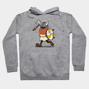 Viking Berserker Cartoon (Player 4 / yellow) Hoodie